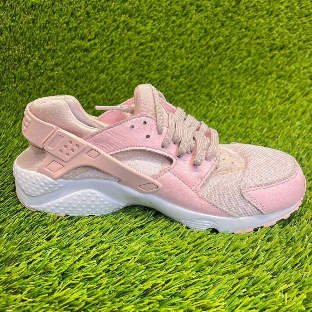 Nike Air Huarache Run‎ SE Girls Size 6.5Y Pink Running Walking Shoes Sneakers